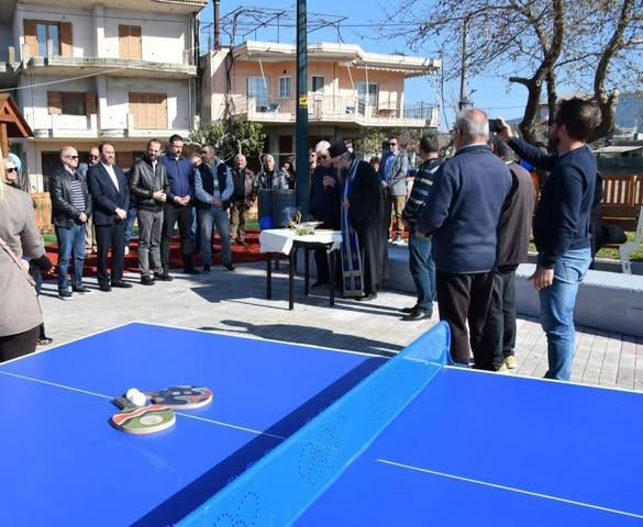 Νέος χώρος αναψυχής στην άνω πλατεία Μεγάλης Χώρας